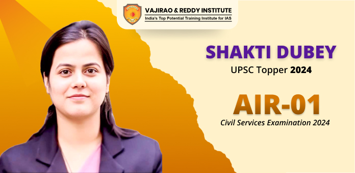 Shakti Dubey UPSC CSE 2024 AIR 1
