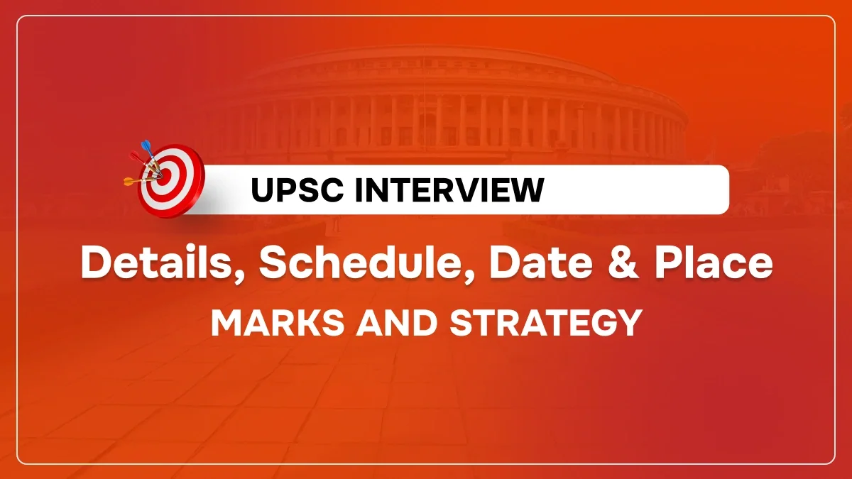 UPSC Interview details, schedule, date, place, marks and strategy