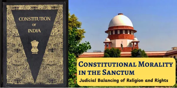 Constitutional Morality in the Sanctum