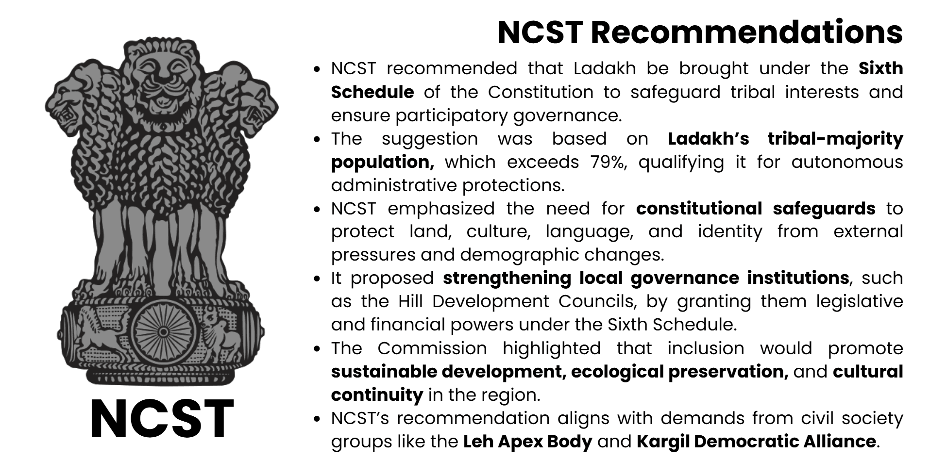 ncst-recommendation