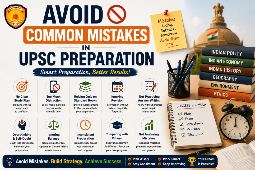 avoid common mistakes in UPSC preparation