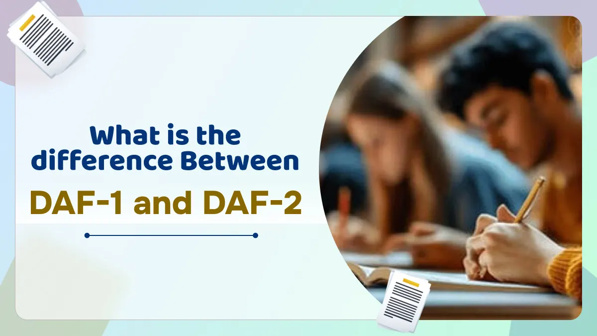 Difference between DAF 1 and DAF 2