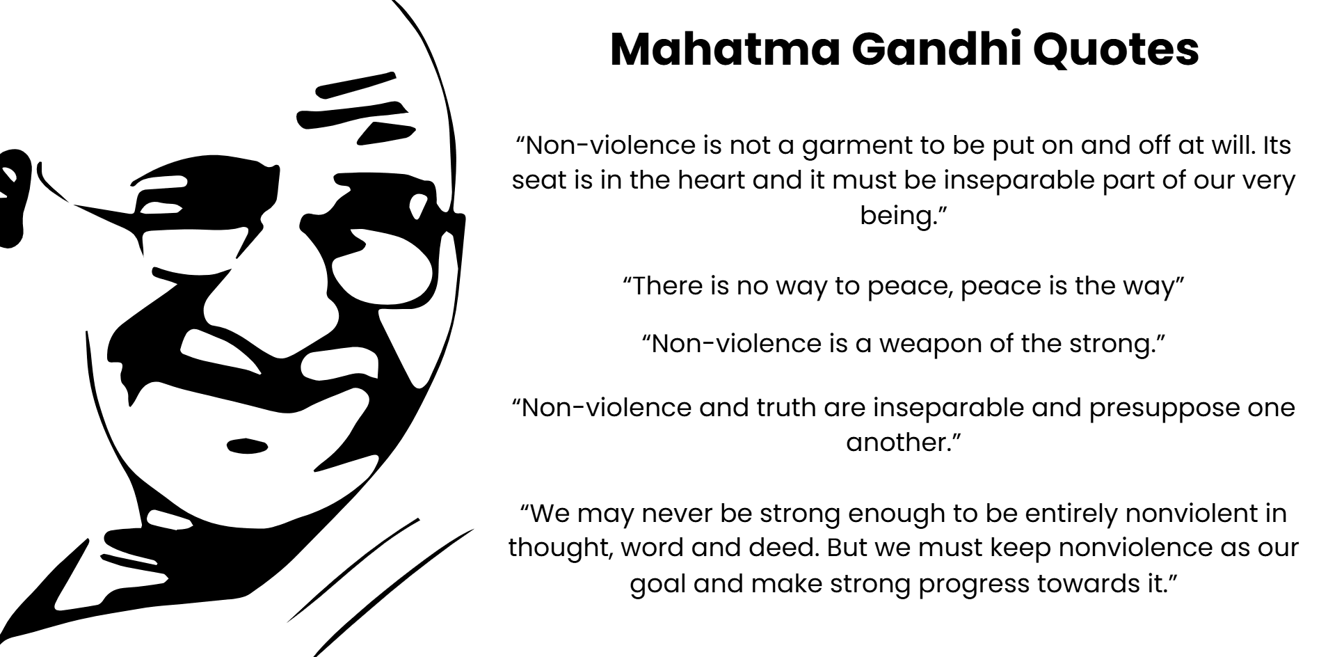Gandhi Peaceful Protest Quote Gandhi Peaceful Protest Quote