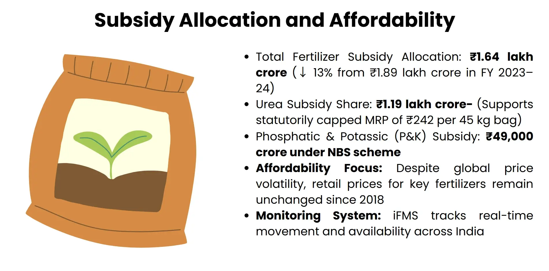 subsidy allocation
