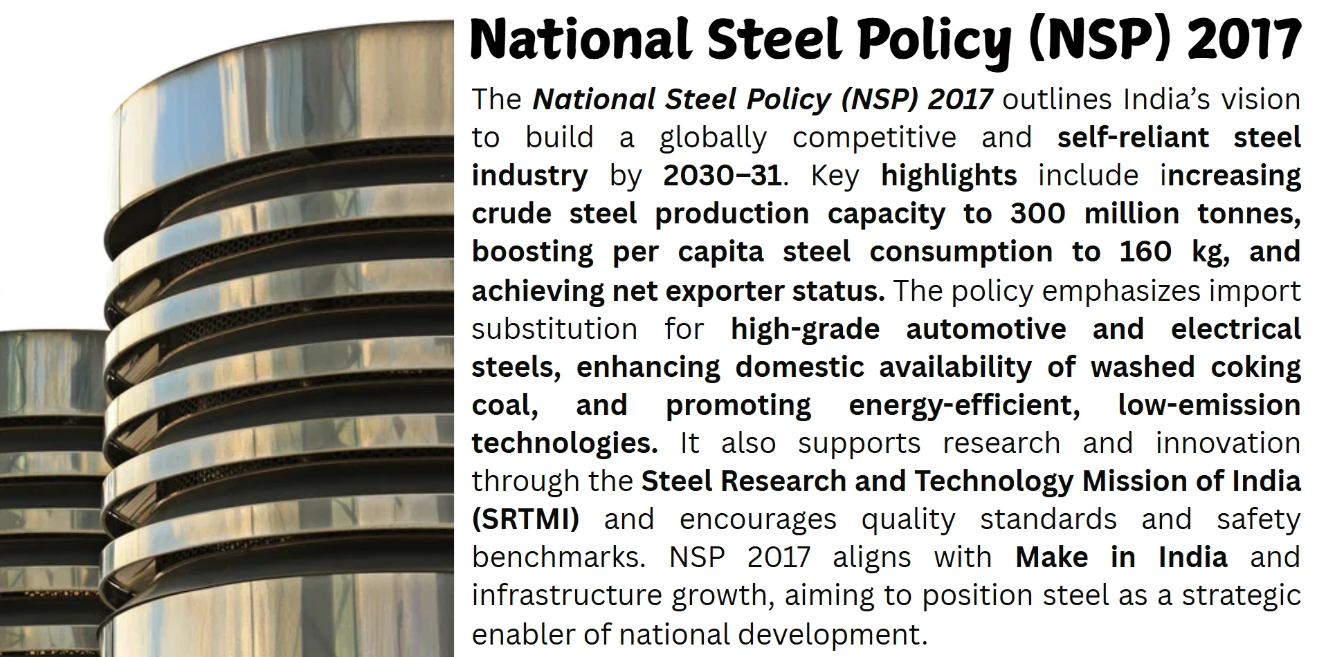national-steel-policy