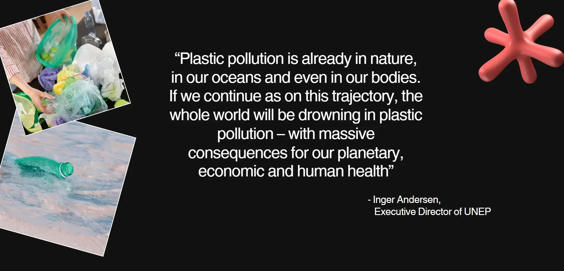 plastic pollution is already