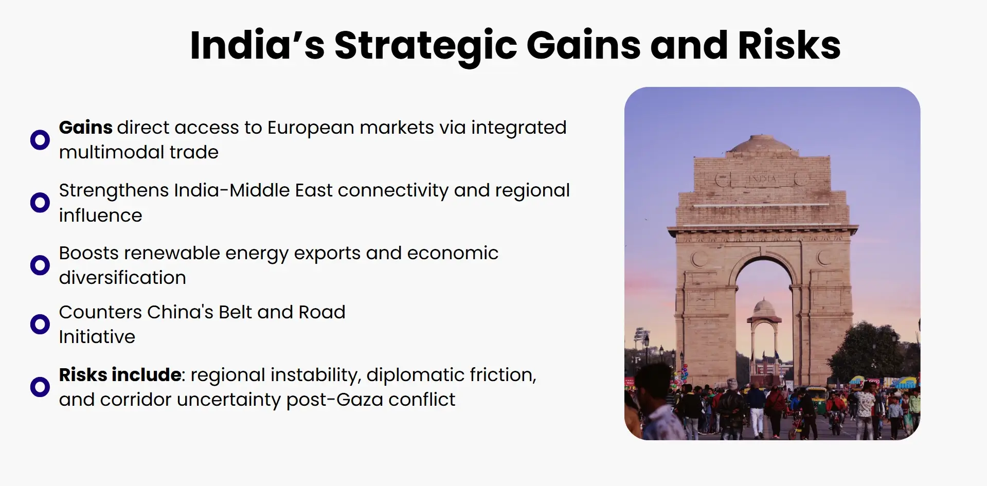 indias strategic gains