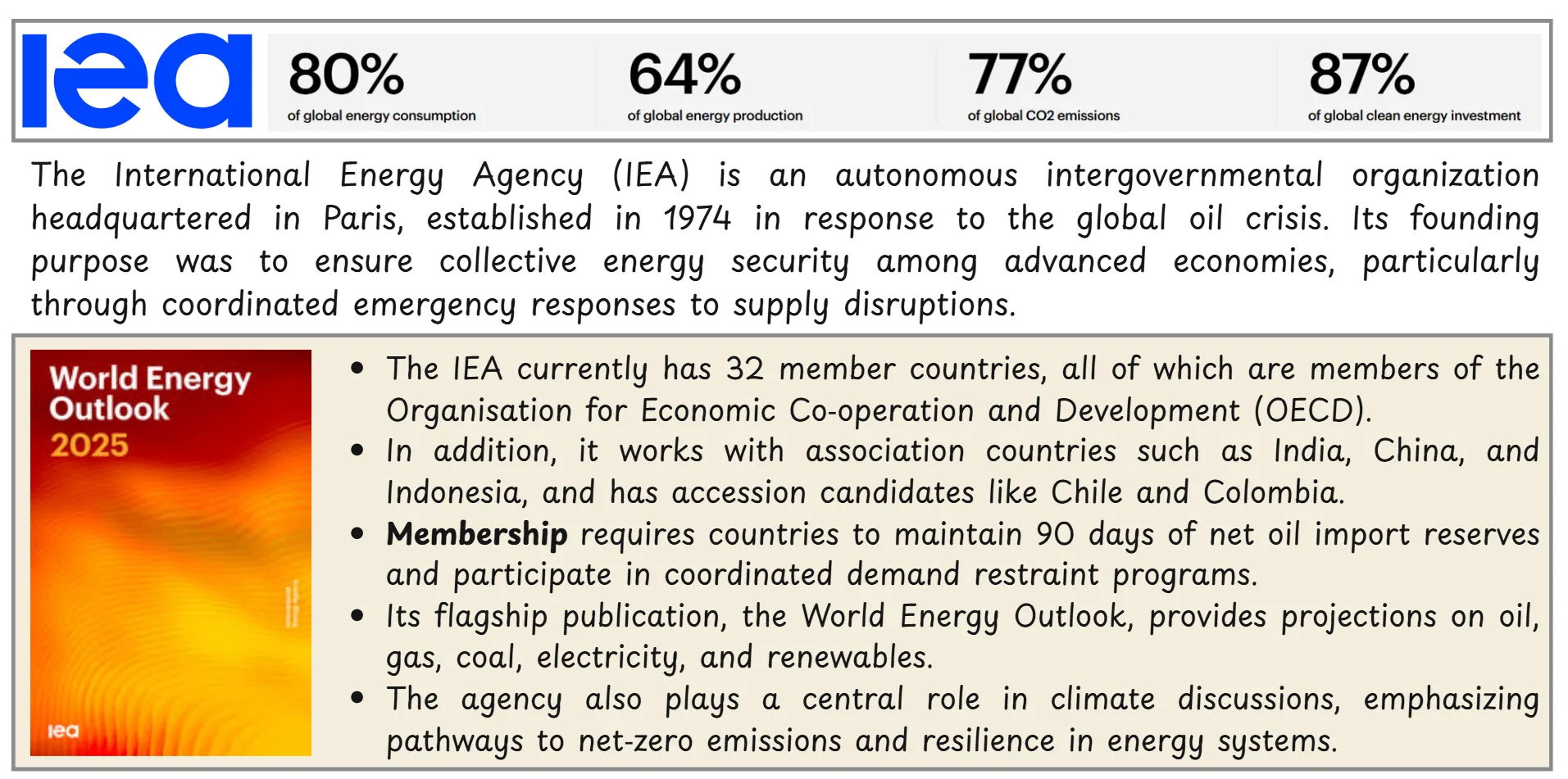 International Energy Agency IEA