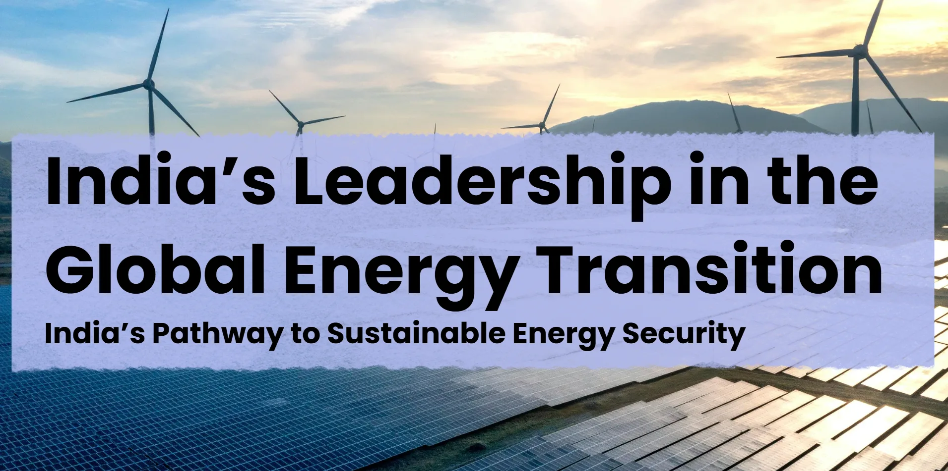 Global Powered Energy Transition in India