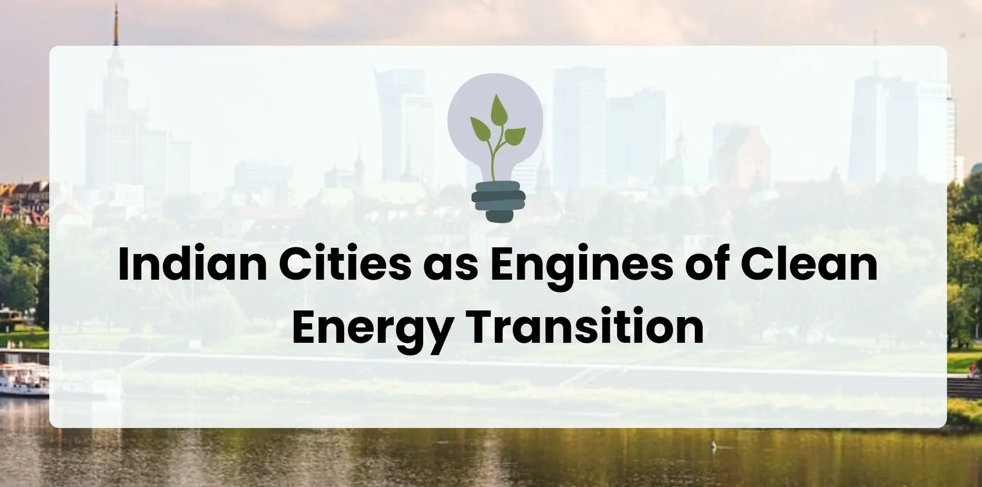 indian cities as engines