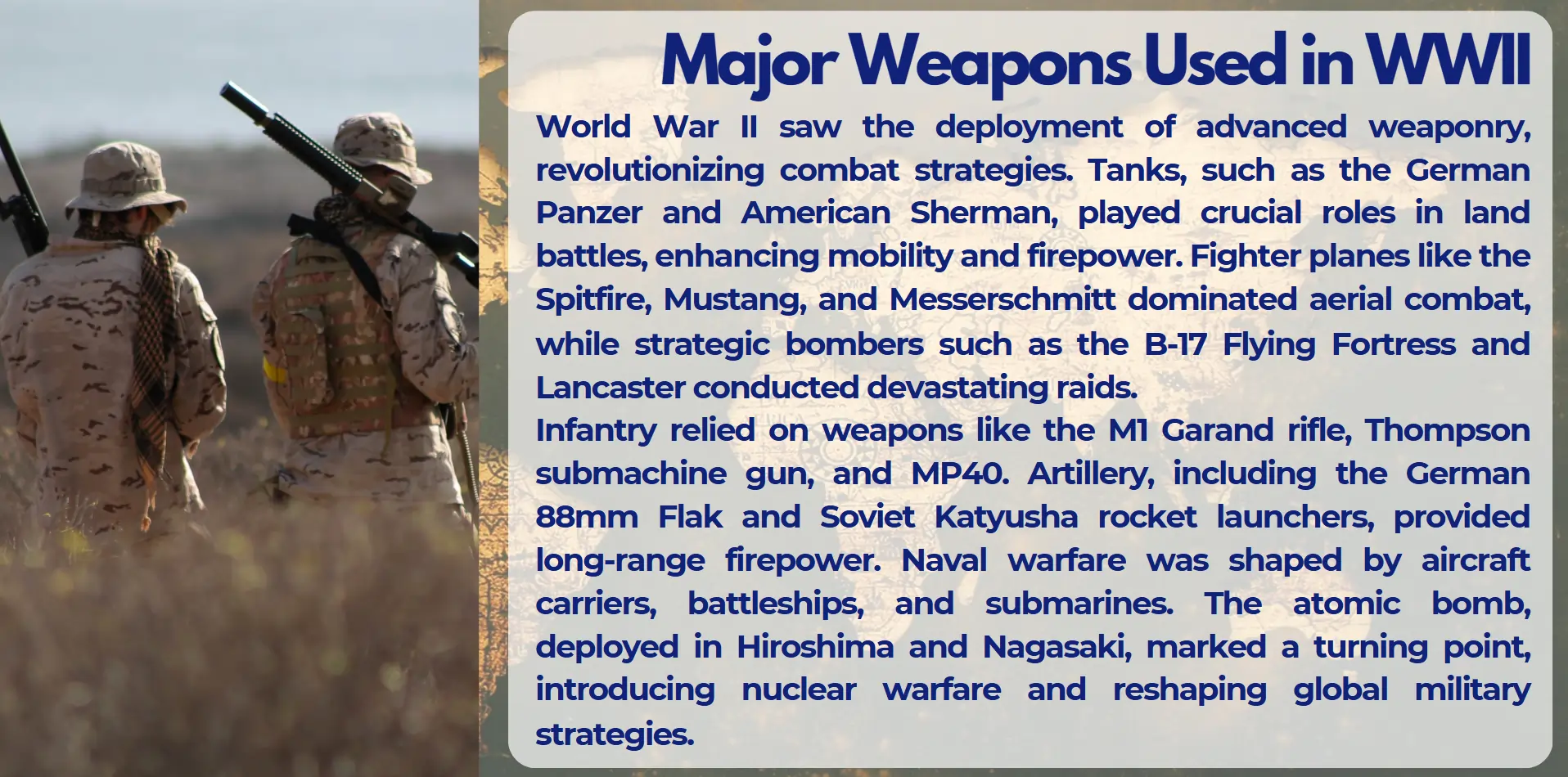 weapons-used-in-ww2