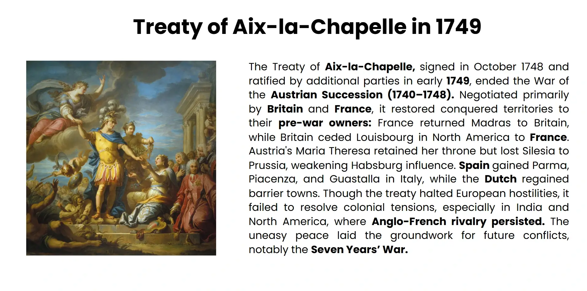 treaty of aix la