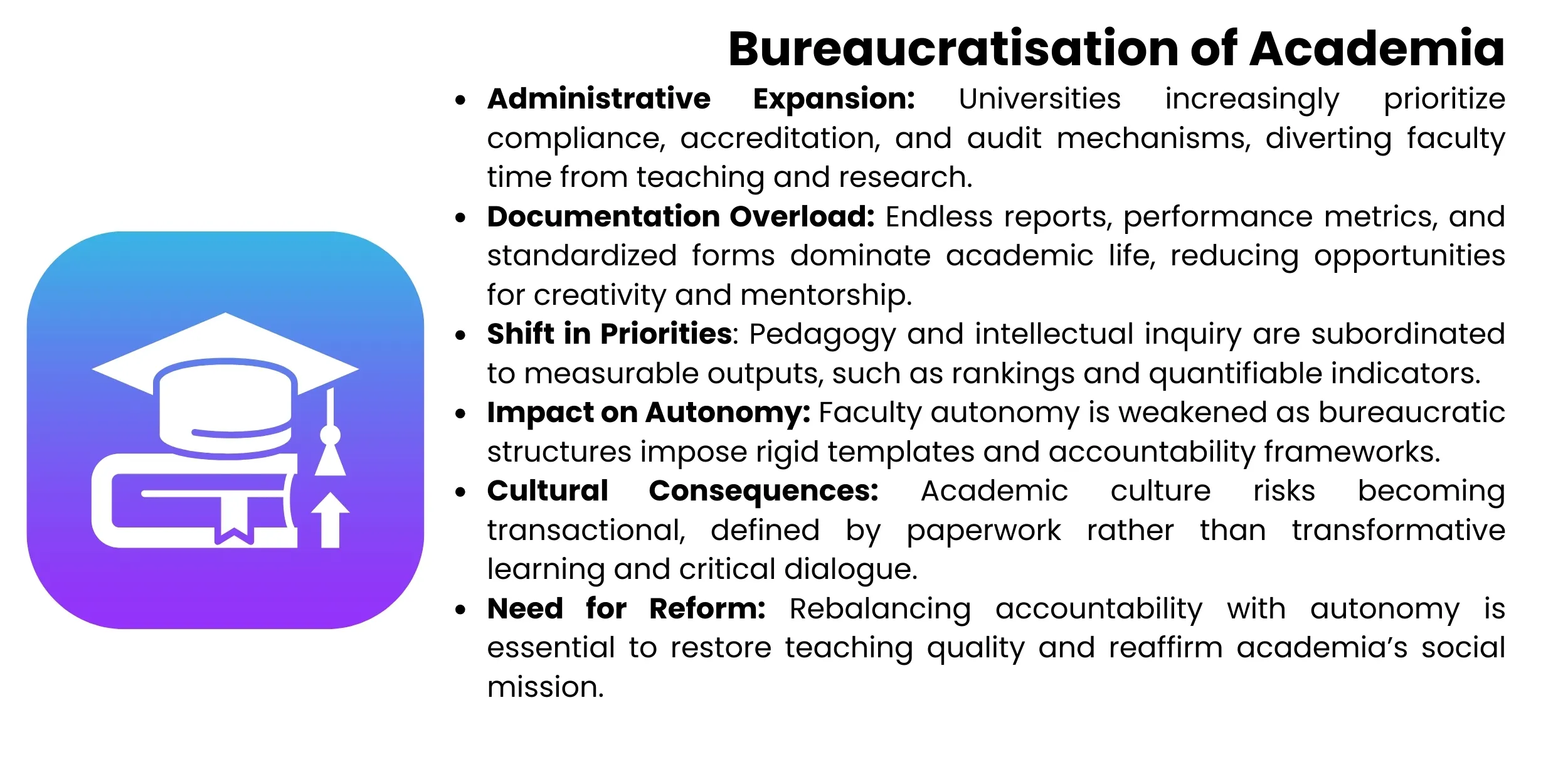bureaucratisation