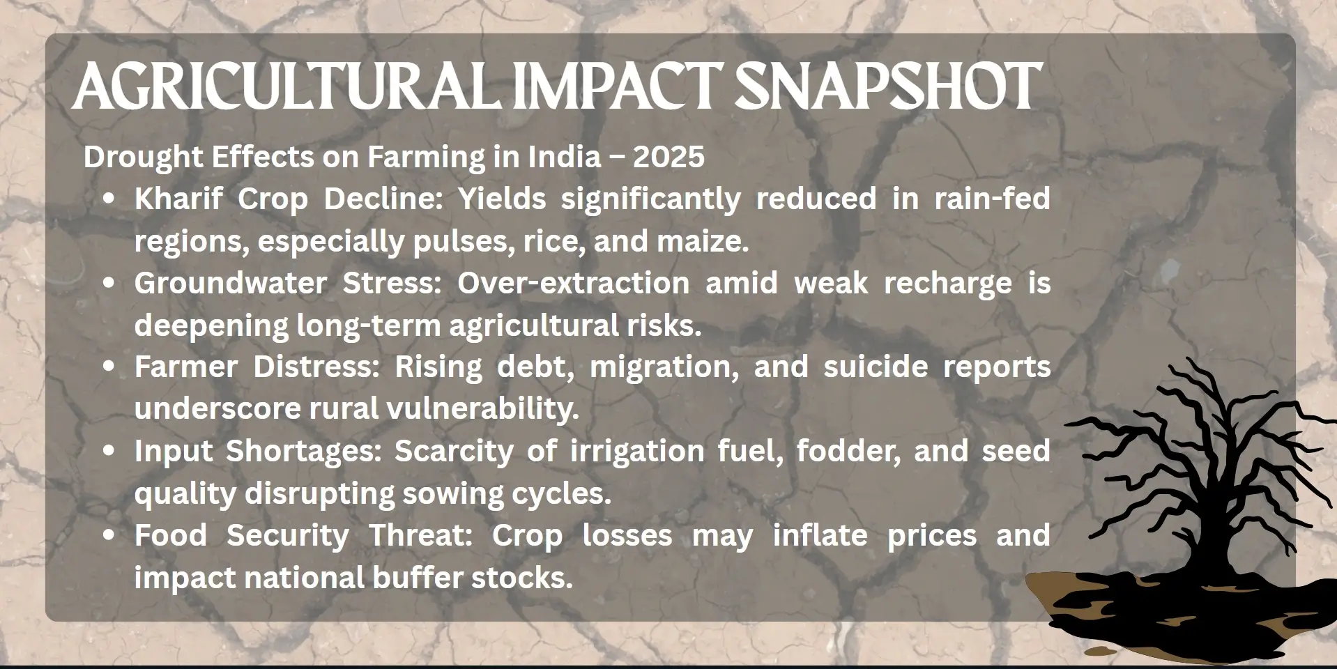 agricultural impact