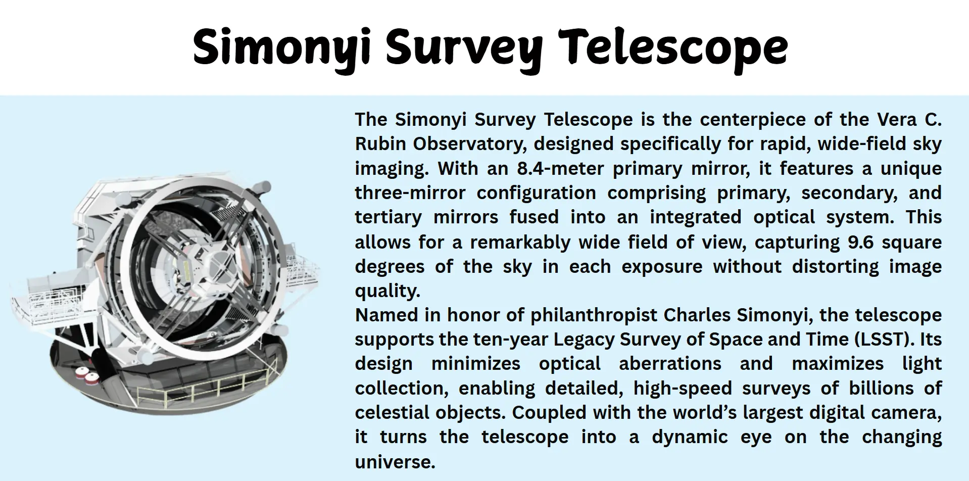 simonyi service telescope