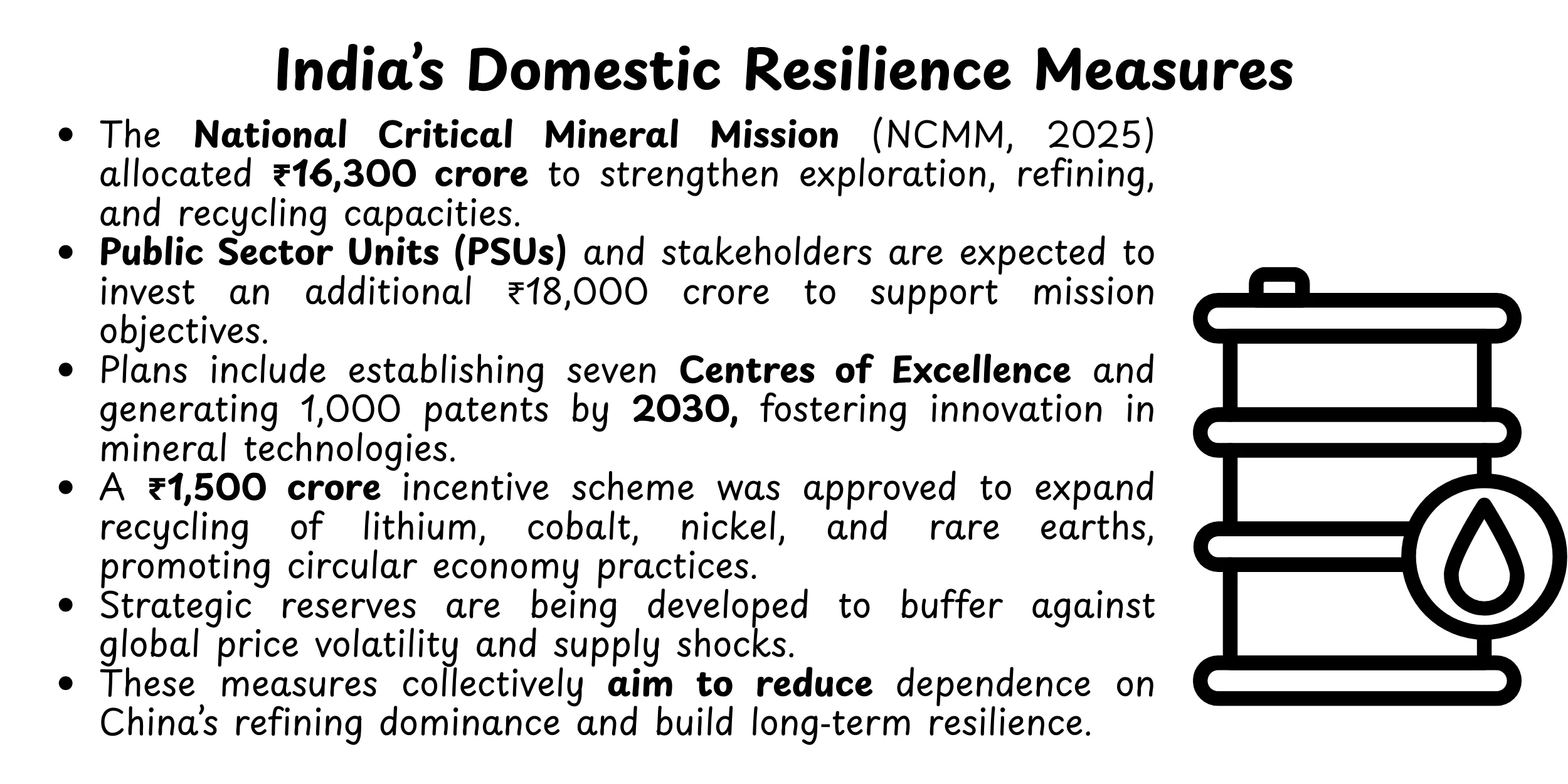 Domestic Resilience Measures