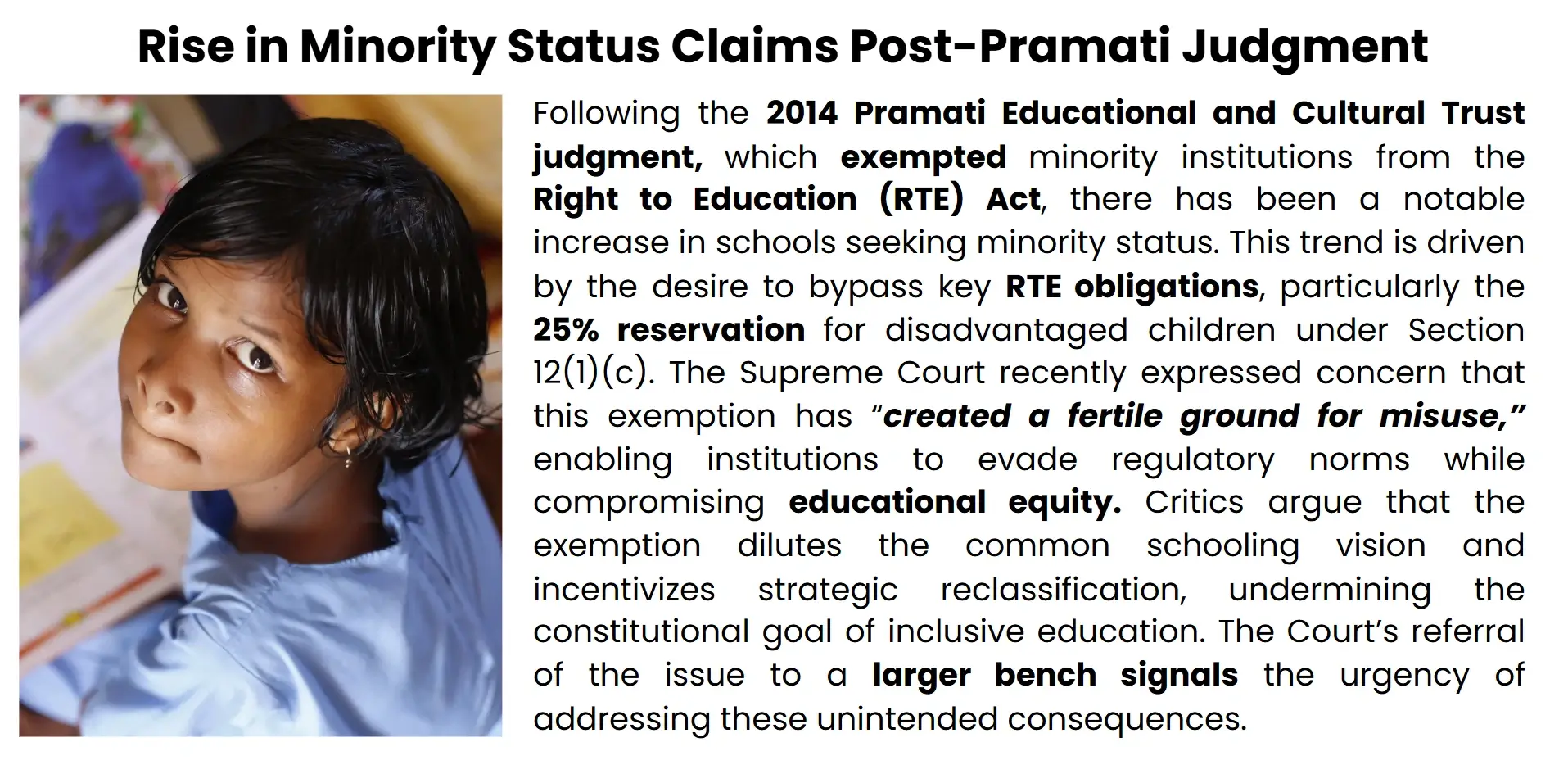 rise in minority-status