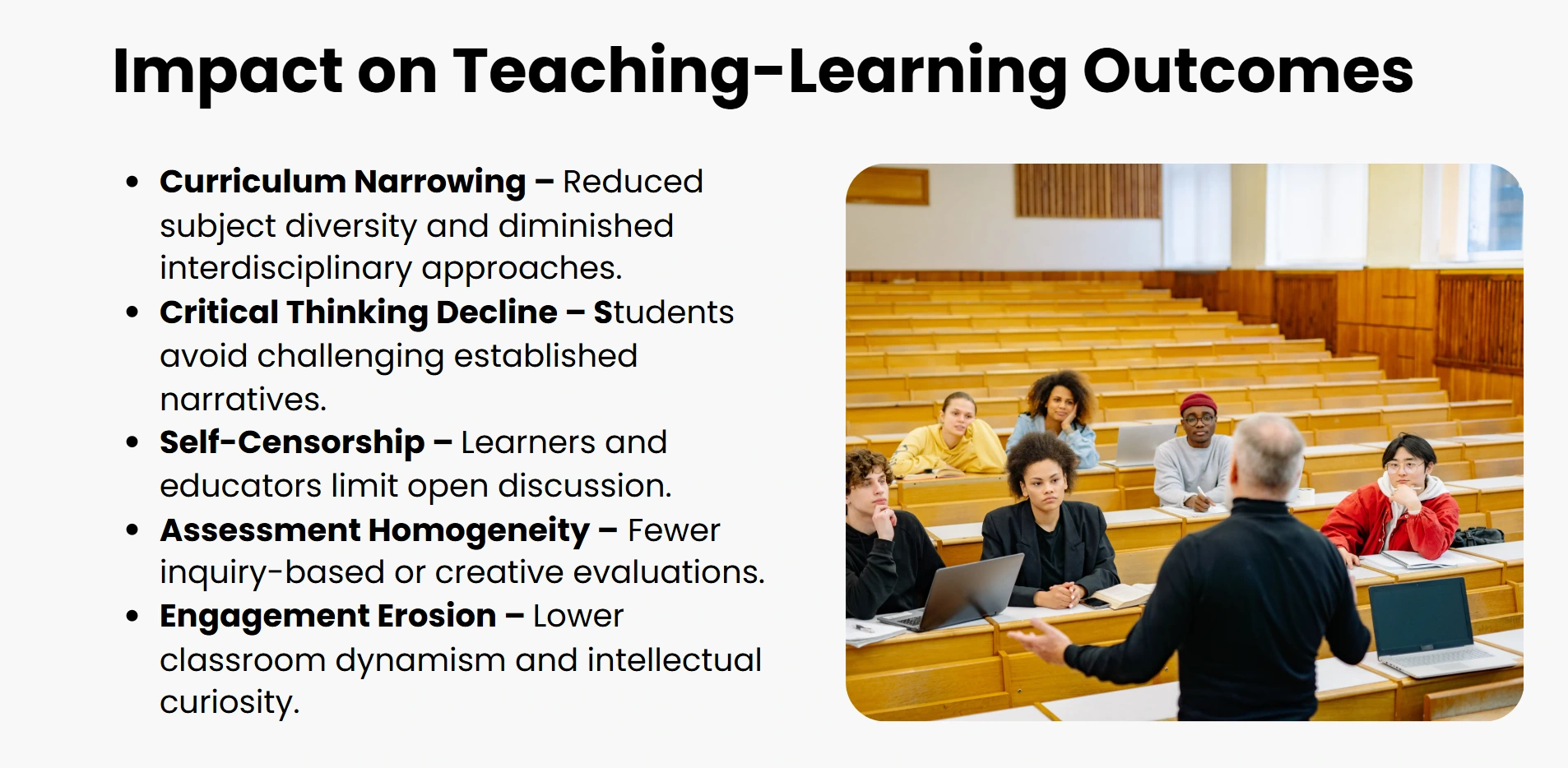 impact on teaching