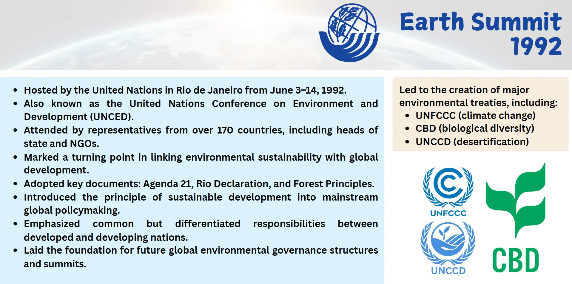 Earth summit 1992