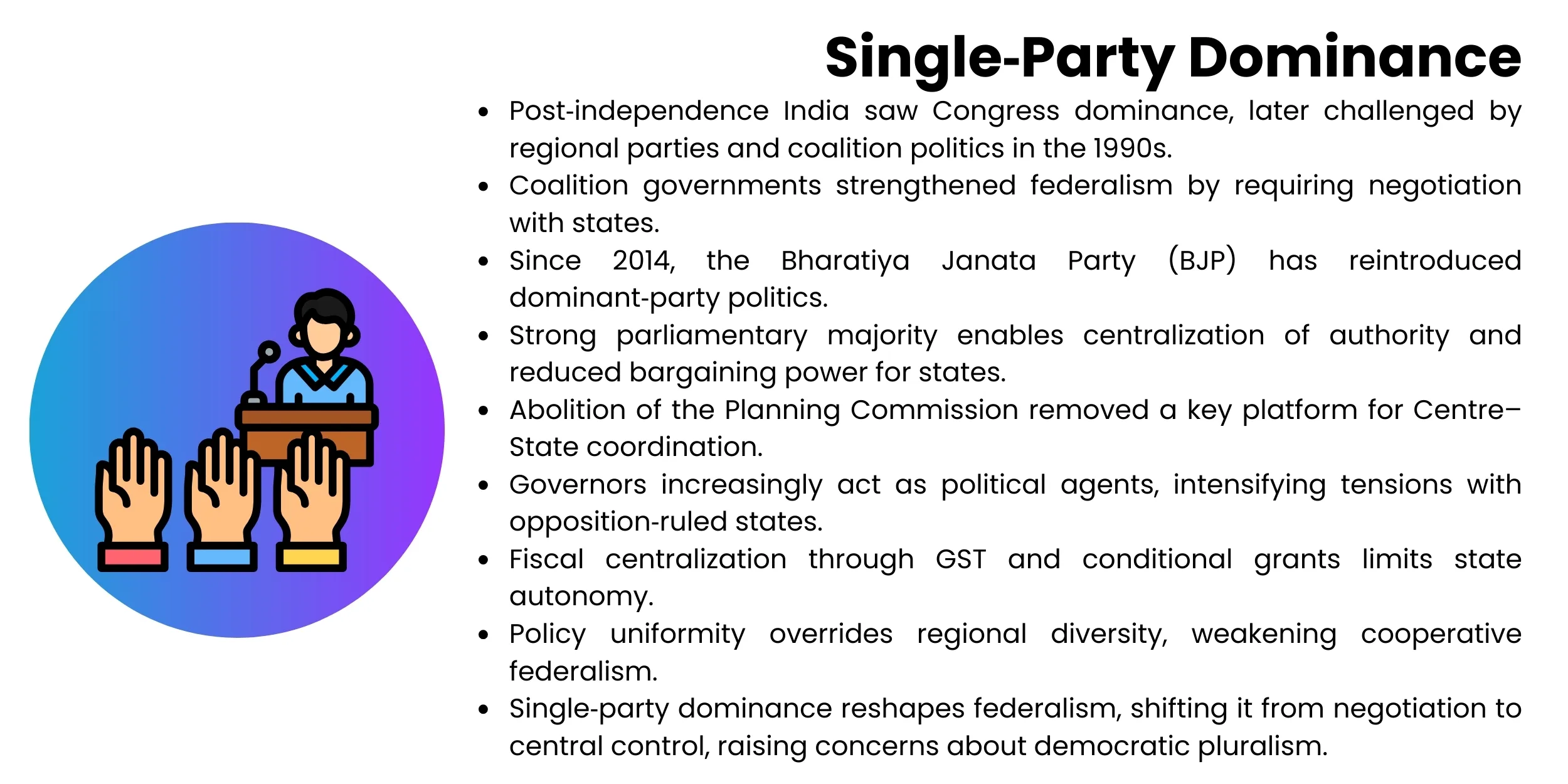single-party-dominance