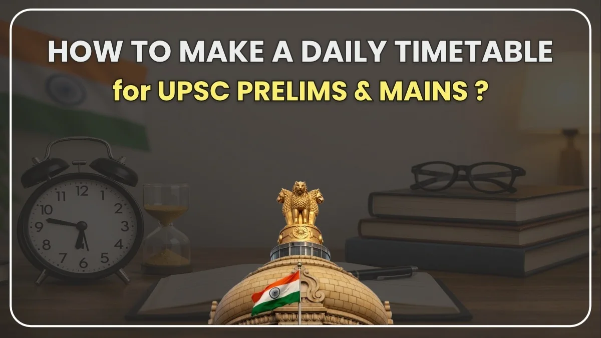 upsc timetable