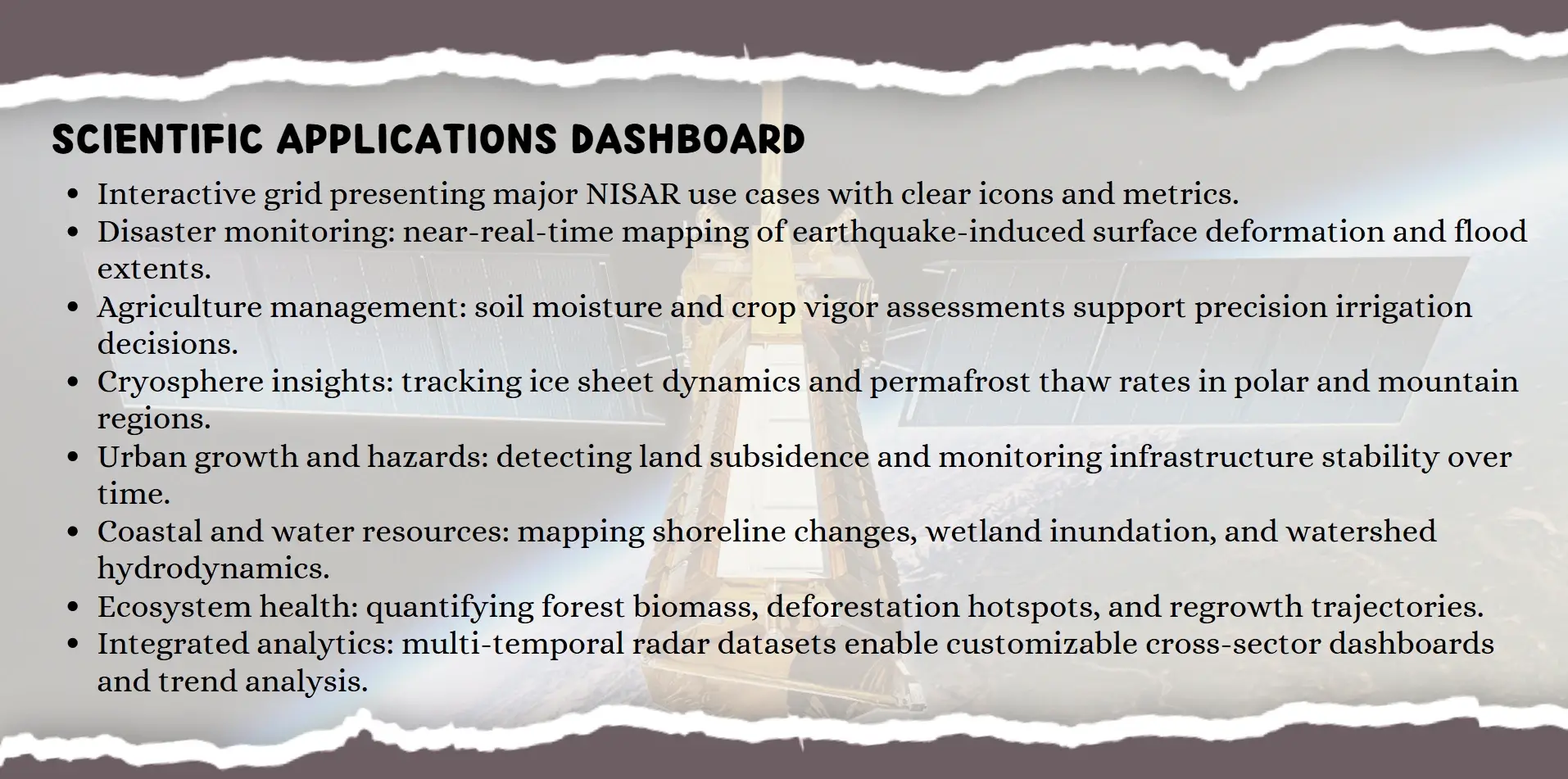 scientific applications
