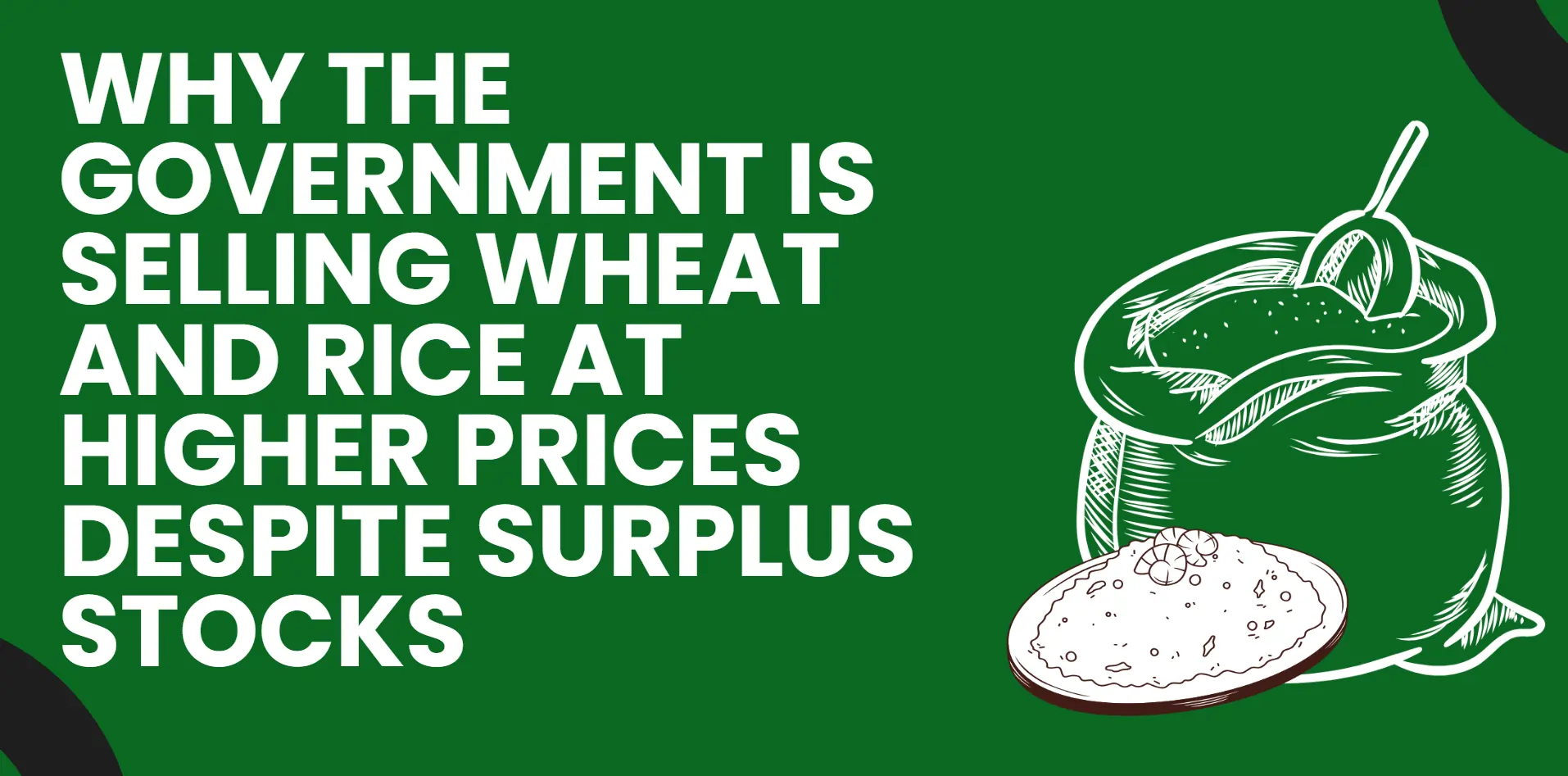 Selling wheat and Rice