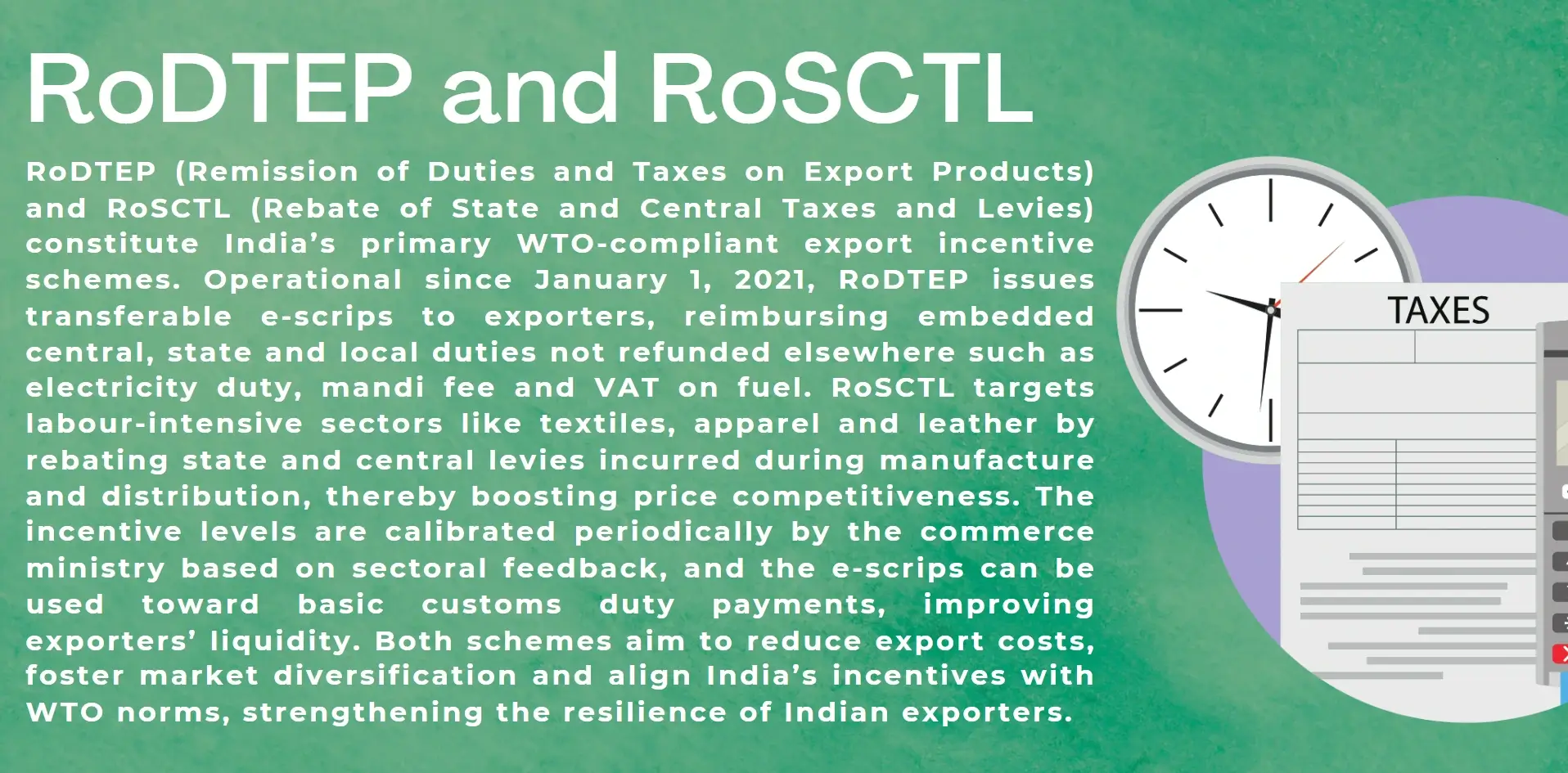 rodtep and rosctl