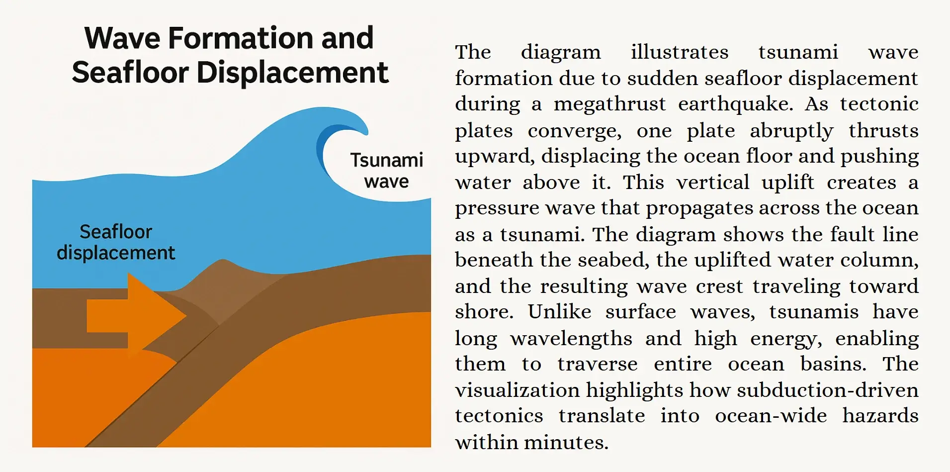 wave formation and seafloor