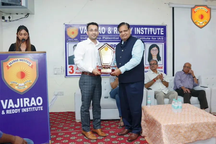 Vajiirao and Reddy Institute - Top Student